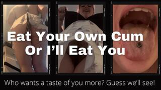 Eat Your Cum Or I'll Eat You- Giantess CEI 1080p