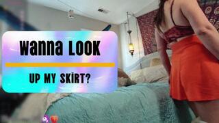 Wanna Look Up My Skirt?