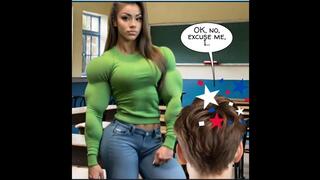 Muscle Coed Made Me Come in My Pants