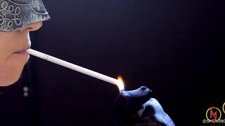 Capri 120s magenta black gloves solo