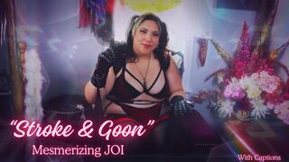 “Stroke & Goon” BBW Femdom Nova Starlust transforming gooner mesmerizing JOI with binaural beats and sfx (WITH cAPTIONS)