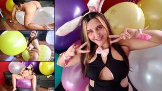 Bunny Looner big balloon party - Blow and Ride to pop - Bunny Looner [LOWRES]
