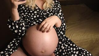 Pregnant belly (Full HD 1920 1080)