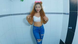 LEVIS WET AND SOAPI JEANS