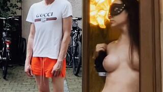 Curious neighbours pegging reward- Mistress Jardena