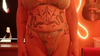 Sexy step mom MILF gives a lap dance and sucks cock!