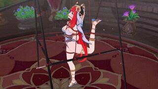 Bunny Girl One Foot Suspension Bondage