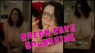 Cream Cake Sploshing Fun