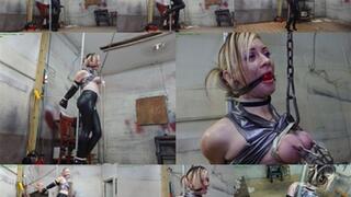 Stretched up by her cruelly bound tits for multiple bound orgasms (MP4 SD 3500kbps)