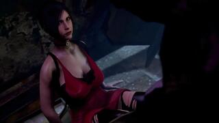 Ada Wong is gangbanged by zombie tentacles