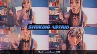 Chain-smoking JOI | Astrid