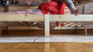 Crushing Wooden Bed without mattress