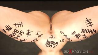 Crazy fuck in restraints Sexy busty slut gets fucked hard by BBC