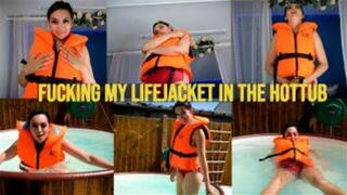 Fucking My Lifejacket In The Hottub