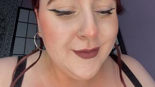 Pig nose nose hair pulling with tweezers