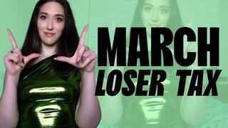 March Loser Tax 2024 - Goddess Venus