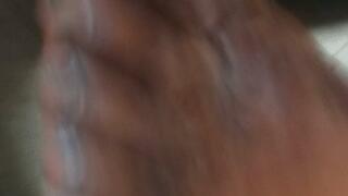 dry smelly foot and toejob