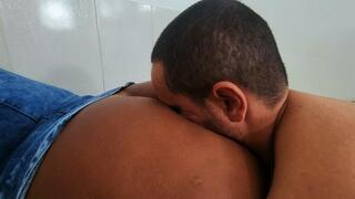 BBW Farting sexy big girl ebony, part 3, by BBW Isadora and slave Covared, (cam by Manu) FULL HD