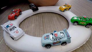 Dirty Game with Toy Cars