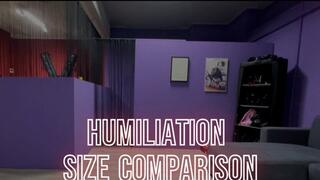 Mistress Magda - humiliation size comparison HD