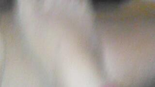 ms hoodless lazy ass footjob