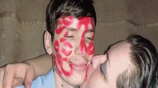 Natalie is preparing for the kissing championship WMV