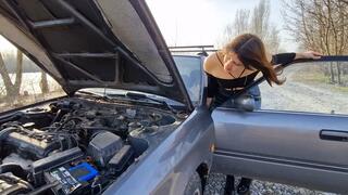 Margo got stuck on her way to work