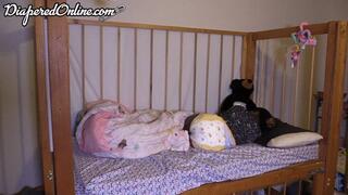 Iris: Hitachi Masturbation in Crib