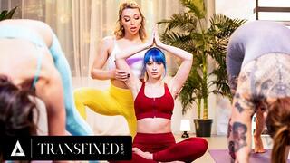 Trans Yoga Teacher Emma Rose Gets CAUGHT Fucking Jewelz Blu In A PUBLIC YOGA CLASS!