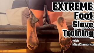 EXTREME Foot Slave Training with MissDiamondx - HD Version