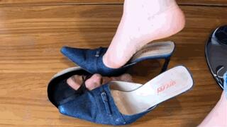 CC - Filthy sandals and bare feet