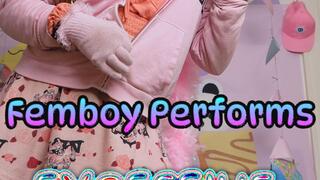 4k | Femboy Performs EXCESSIVE Striptease~