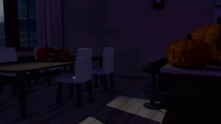 Trick - Futanari with big dick rough face fucks petite blonde girl