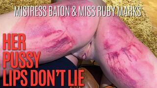 Her Pussy Lips Don't Lie