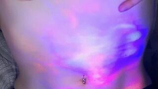 Glitters on my belly