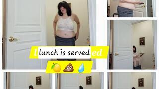 Lunch Is Served w A HAPPY ENDING