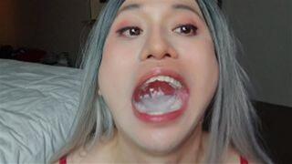 Lola Facefucked by 4 into Huge Swallow - G014