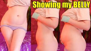 Showing my belly! (4K)