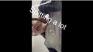 Spitting in the Cristal table