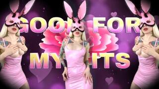 Goon for my spring Bunny tits - AROMA, GOONING, GOONER