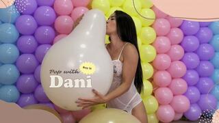 Dani Embracing the Balloon Pop Symphony