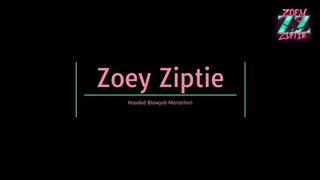 Zoey Ziptie - Hooded Blowjob Marathon
