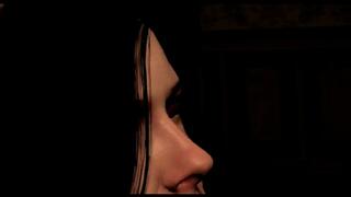 Geralt watches while Yennefer fucks a big black cock