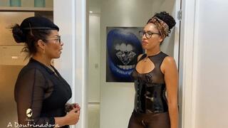 two ebony queens and a runaway white slave