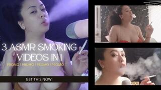 PROMO : 3N1 ASMR SMOKING VIDEO