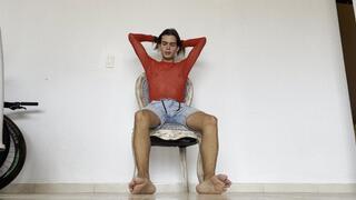 Sexy femboy so ticklish