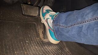 Icy morning drive in Nike air