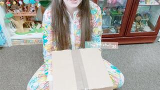 opening a special present- eeyore