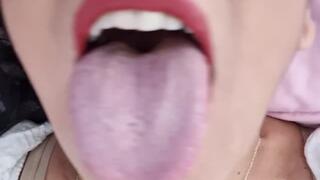 HD Giantesses long tongue teeth big mouth and uvula fetish