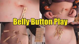 Belly play with clothespins (4K)